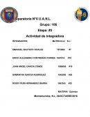 Actividad integradora - Quimica.