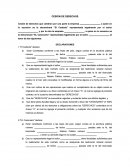 Cesion de derechos. Sin rellenar