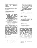 ANALISIS FISICO-QUIMICOS DE CARNES Y PRODUCTOS CARNICOS