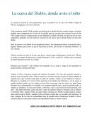 Leyenda de la cueva del diablo.