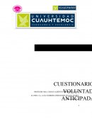 ¿Qué es la voluntad anticipada?