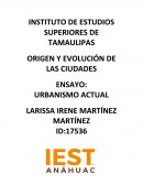 ENSAYO: URBANISMO ACTUAL