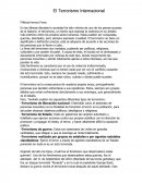 El Terrorismo Internacional