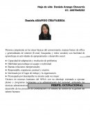 HOJA DE VIDA DANIELA ARANGO CHAVARRIA