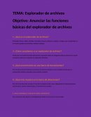 Explorador de archivos.