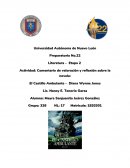 Valoracion de un novela.