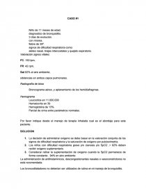 CASOS CLINICOS. Niño de 11 meses de edad.. Página 1