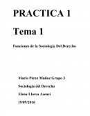 Tema 1 Funciones de la Sociología Del Derecho