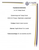 Subjetividad y objetividad