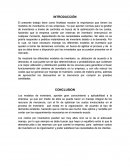 Introducción y conclusión inventarios