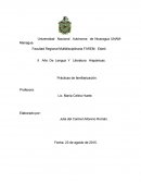 II Año De Lengua Y Literatura Hispánicas. Prácticas de familiarización.