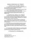DERECHO INDIVIDUAL DEL TRABAJO. En mi opinión es la actividad que desempeña una persona a cargo de su patrón para benefició de esté con la garantía de una retribución.