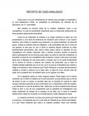 Reporte de caso analizado Cierta joven a la que cambiaremos el nombre para proteger su identidad a la cual llamaremos Paola, es estudiante la licenciatura de ciencias de la educación, de “X” universidad.