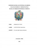 SEMINARIO DE TESIS I .