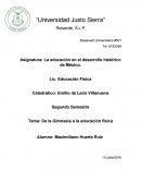 La educación en el desarrollo histórico de México.De la Gimnasia a la educación física