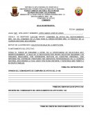 MOTIVO DE LA ENTREVISTA: SOLICITUD DE BAJA DE LA INSTITUCION.