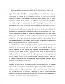 DESARROLLO LOCAL EN LA CULTURA ECONÓMICA Y AMBIENTAL