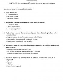 ROMANOS EN LA ANTIGUEDAD. Página 1