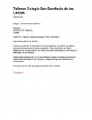 Talleres Extracurriculares Primer Semestre