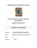 Negocios Internacionales. Derecho del comercio internacional.