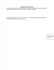 SINCRONIZACION DE PROCESOS.. Página 1