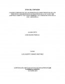 ÉTICA DEL CONTADOR. CUADRO COMPARATIVO DE LAS PRINCIPALES CARACTERISTICAS DE LOS PRINCIPIOS FUNDAMENTALES ESTABLECIDOS EN LA LEY 43 DE 1990 (CAPÍTULO CUARTO Y SU TÍTULO PRIMERO) Y EL CÓDIGO DE ÉTICA DE LA IFAC (SECCIÓN A.)