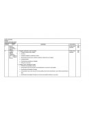 Planificación escolar.