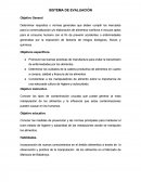 Administracion. Sistema de evaluación