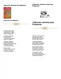 heredar asiático Anoi CALAVERAS LITERARIAS. - Apuntes - nachopiov