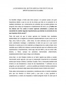 LA DECADENCIA DEL SECTOR AGRÍCOLA POR EFECTO DE LAS IMPORTACIONES EN COLOMBIA