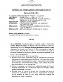 Modelo de sentencia de un Juzgado laboral