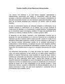 Carácter científico de las Relaciones Internacionales.