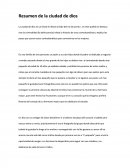 Trabajo y Resumen La ciudad de dios