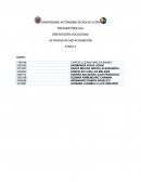 PREPARATORIA #16 ORIENTACIÓN VOCACIONAL ACTIVIDAD DE METACOGNICIÓN