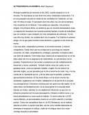 AUTOBIOGRAFÍA ACADEMICA, Mali Claramunt.