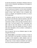 DESARROLLO Y APRENDIZAJE EN DIFERENTES ENTORNOS.