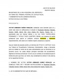 Demanda de nulidad contra corte de Luz CFE.