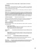 Controversia sobre la objetividad y subjetividad en la historia.