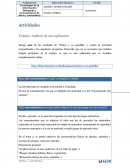 Trabajo: Análisis de una aplicación.