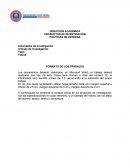 FORMATO DE LOS TRABAJOS.