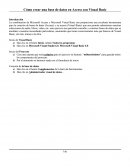 Estructuras de las Tablas.