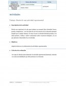 Diseño: actividad experimental.