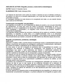 ANALISIS METODO BIOGRAFICO.. Página 1