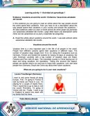 Evidence: Vacations around the world / Evidencia: Vacaciones alrededor del mundo.