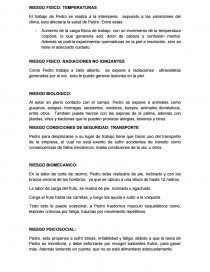 RIESGOS ASOCIADOS A LAS TAREAS. Página 1