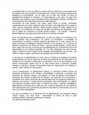 Mapa conceptual sobre la tendencia global a nivel político, social y económico.