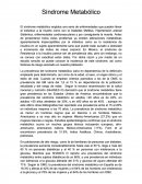 Síndrome Metabólico.