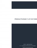 Productividad y ley de parkinson