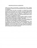 ANALISIS DE DATOS DE LA ENTREVISTA