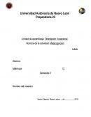 Actividad de metacognición. Orientación vocacional